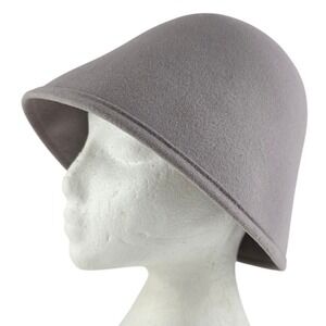 Geo. W. Bollman & Co. Women's Doeskin Felt 100% Wool Cloche Hat Mauve